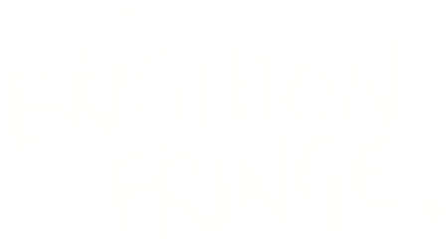 Brighton Fringe Festival Client logo in black and white