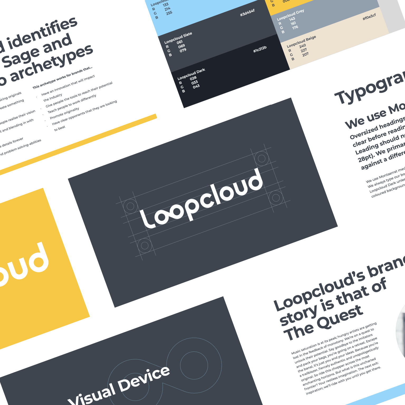 Brand strategy client example - Loopcloud