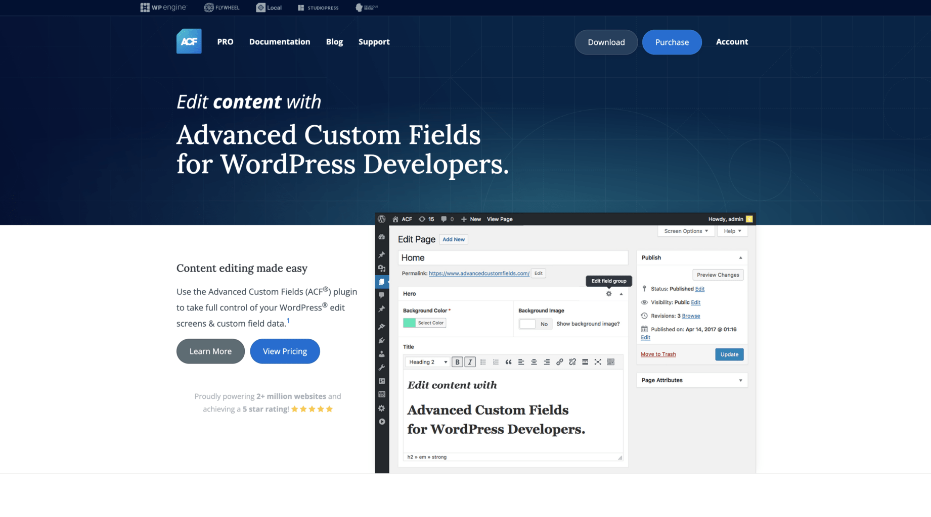 Photo of ACF homage for the 7 wordpress plugins we love blog