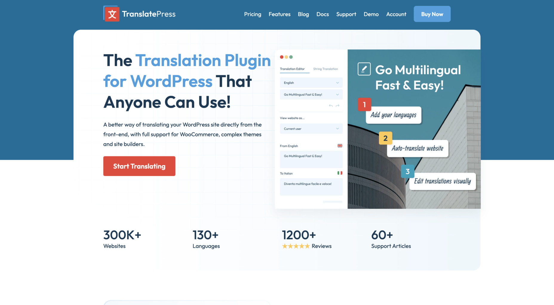 Photo of translatepress plugin homage for the 7 wordpress plugins we love blog